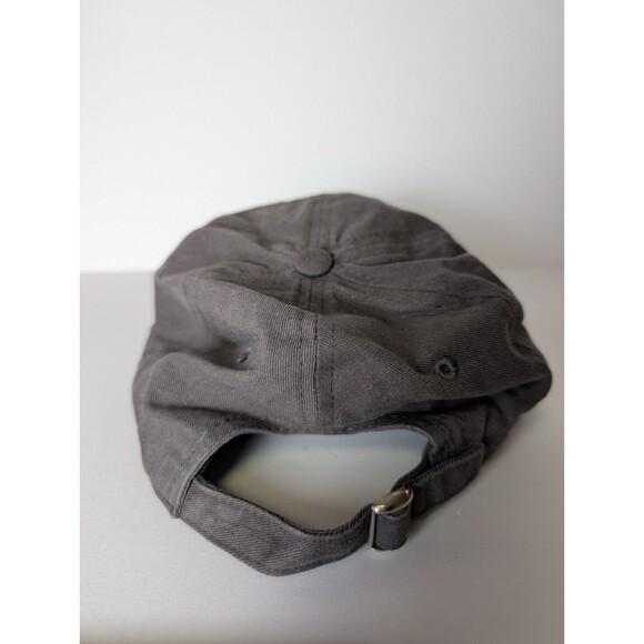 Tik ToK Logo Baseball Cap Gray Classic Adjustable Casual Double Circle Face - Picture 4 of 8